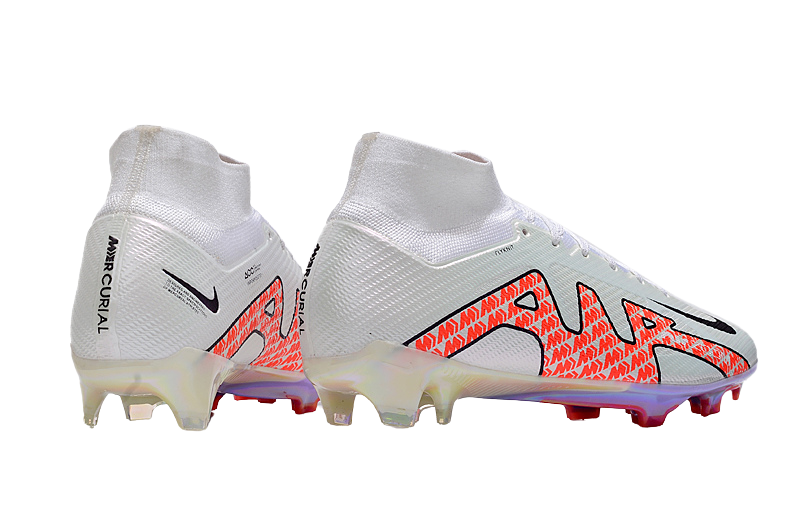 Nike Zoom Mercurial Vapor 15 Elite FG White Bright Crimson - GoatGears