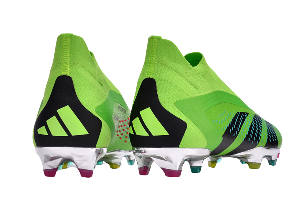 Adidas Predator Accuracy+ FG Firm Ground Soccer Cleats - Green/Blue/Black - GoatGears