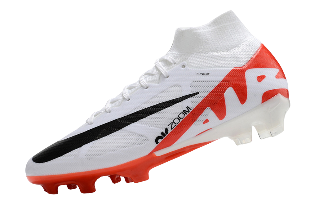 Nike Zoom Superfly 9 Elite FG Soccer Cleats (Bright Crimson/White/Black) - GoatGears