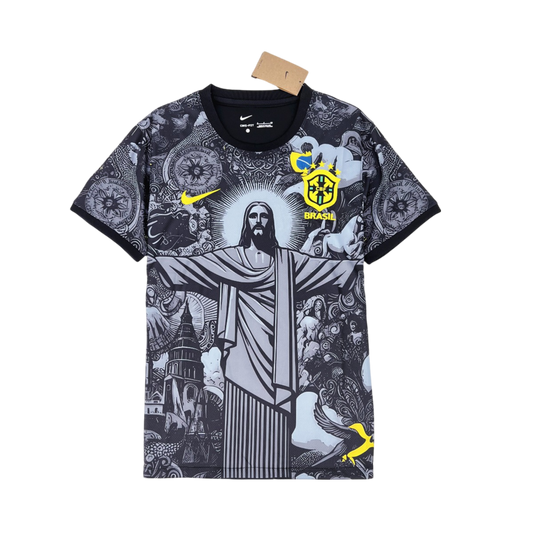 2024/2025 Brazil X Christ Gray Special Edition kit - Fan version - GOATGEARS STORE