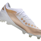 Adidas X Crazyfast - MESSI.1 FG - White & Gold | GoatGears Store