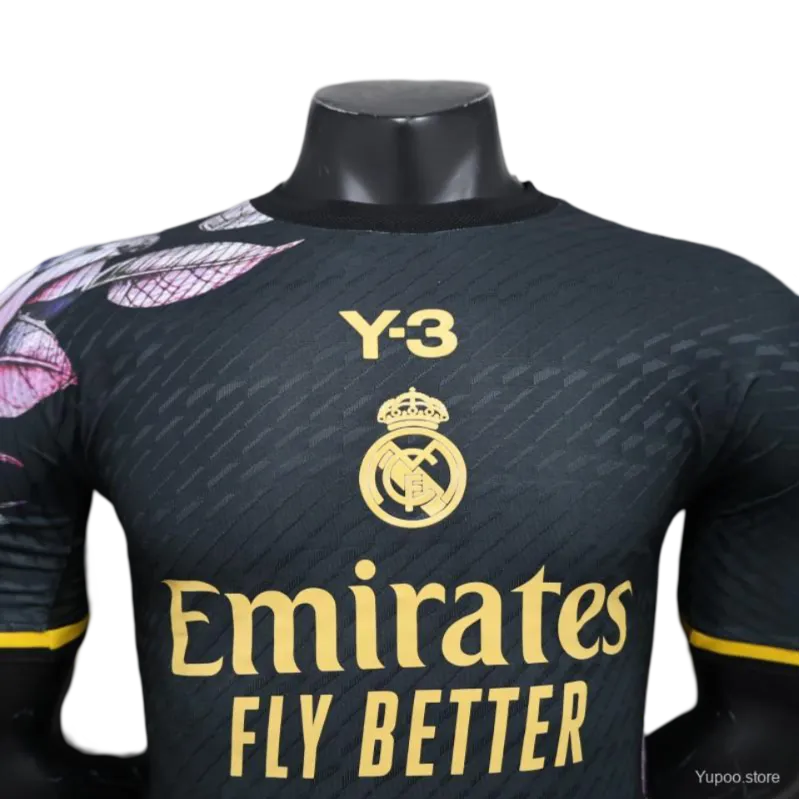 2024 Real Madrid x Y3 Black Special Kit - Player Version - GoatGears