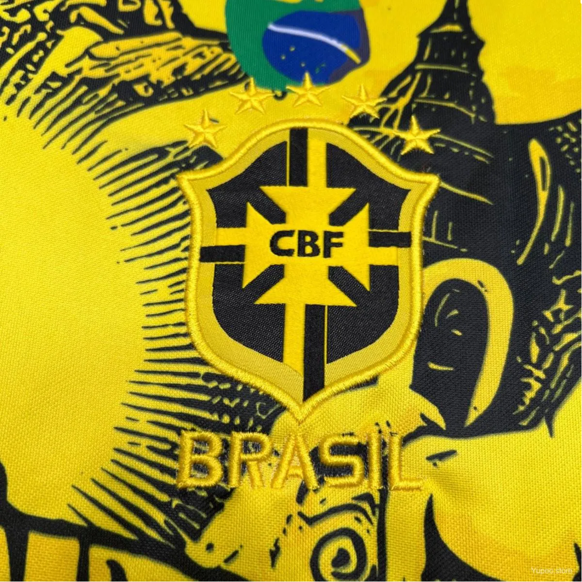 2024/2025 Brazil X Christ Yellow Special Edition kit - Fan version - GOATKITS Store