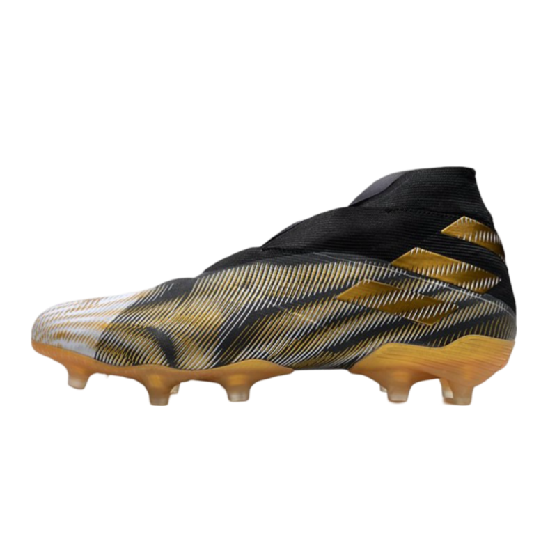 Adidas Nemeziz 19+ FG White Gold Black - GoatGears Store