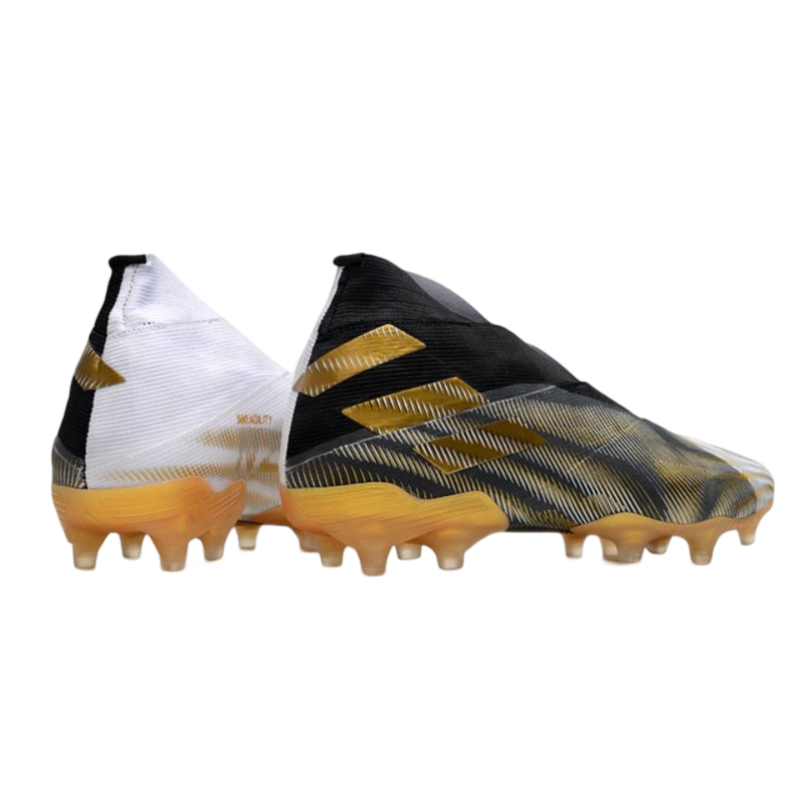 Adidas Nemeziz 19+ FG White Gold Black - GoatGears Store