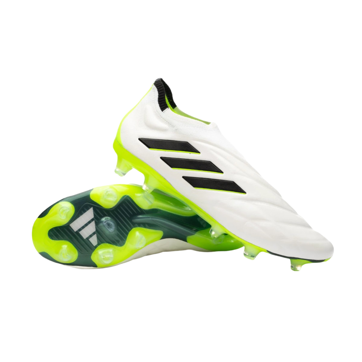 Adidas Copa Pure+ FG White Black Lemon - GoatGears Store