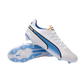 Puma King Ultimate FG/AG White Blue - GoatGears Store