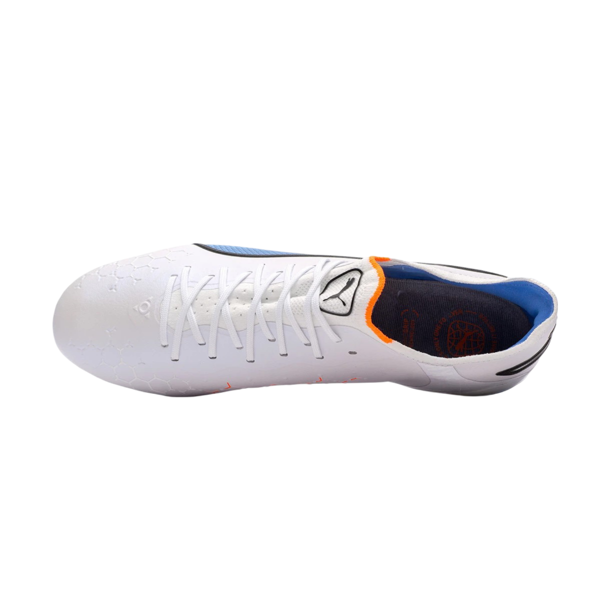 Puma King Ultimate FG/AG White Blue - GoatGears Store