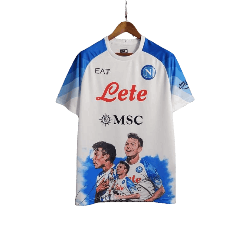 Napoli 23/24 Special Edition Face Game White Kit - Fan Version - Front