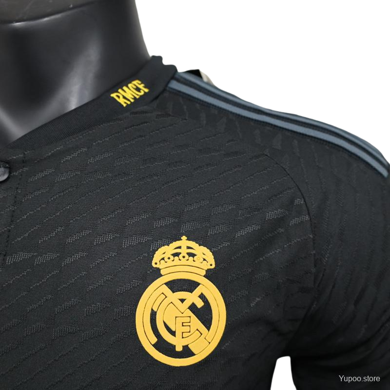 2024 Real Madrid x Y3 Black Special Kit - Player Version - Goatgears