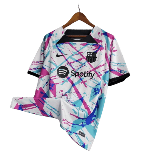 23/24 Barcelona White training kit  - Fan version