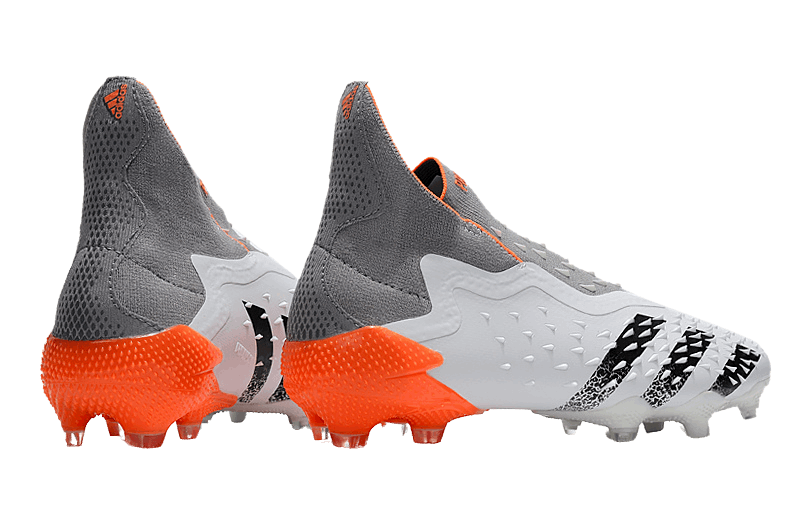 Adidas Predator Freak+ Whitespark FG - White Dark Metallic Silver Red - GoatGears