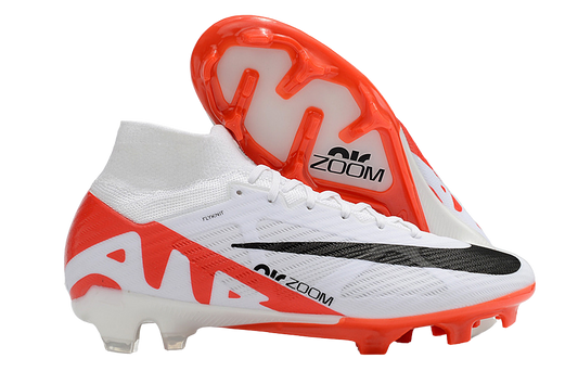 Nike Zoom Superfly 9 Elite FG Soccer Cleats (Bright Crimson/White/Black) - GoatGears