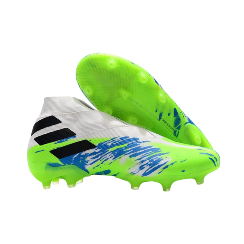 Adidas Nemeziz 19+ FG White Green Black - GoatGears Store