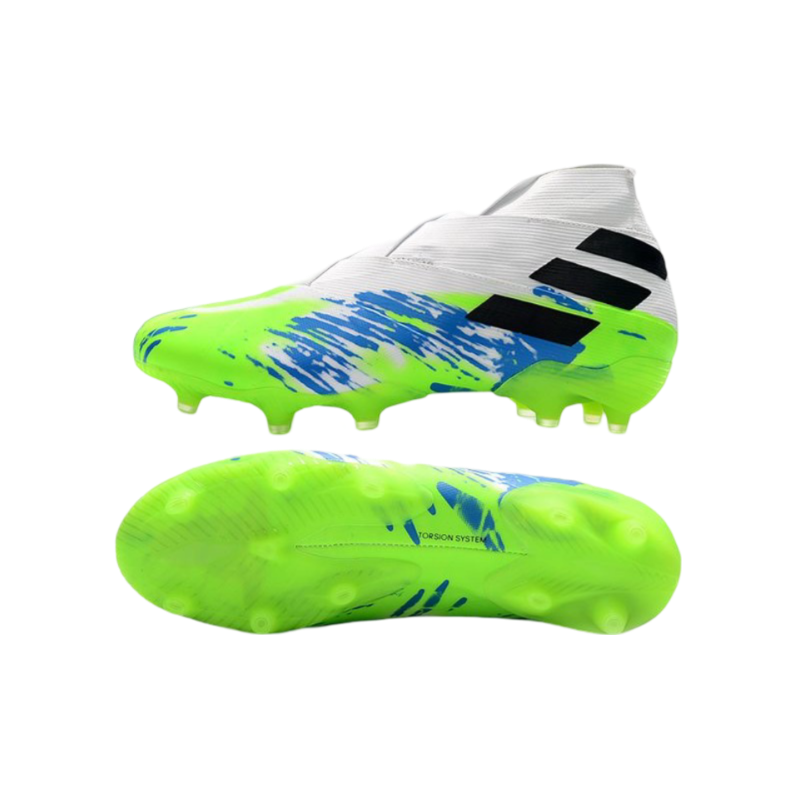 Adidas Nemeziz 19+ FG White Green Black - GoatGears Store