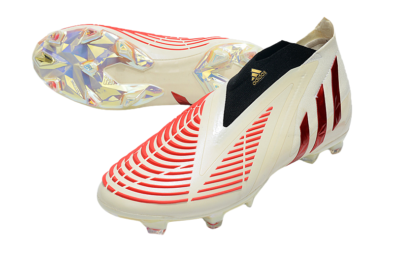 Adidas Predator Edge FG - White/Vivid/Red Gold - GoatGears