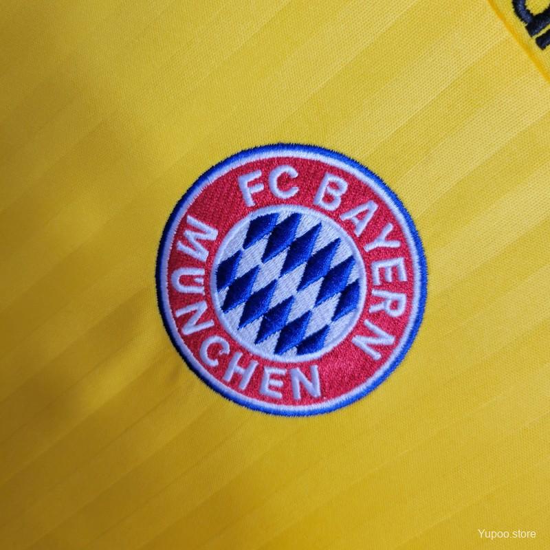 23/24 Bayern Munich Yellow Icon kit with Embroidery logo - Fan version