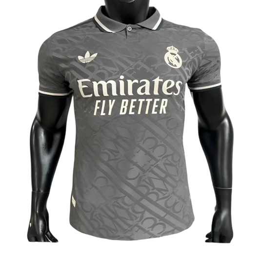 24/25 Real Madrid Third Black Jersey - Player Version | GoatGears Store