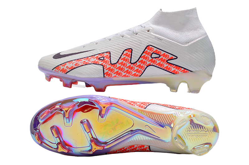 Nike Zoom Mercurial Vapor 15 Elite FG White Bright Crimson - GoatGears