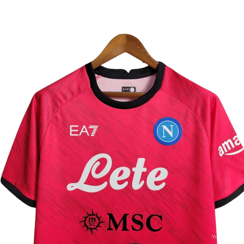 2023/2024 Napoli Face Game Lozano Red Kit - Fan version