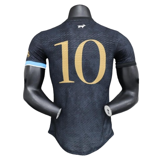 2023 Argentina La Pulga Black Lionel Messi Jersey With #10 - Player version - Goatgears